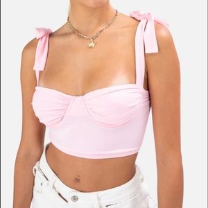 Light Pink Crop Top